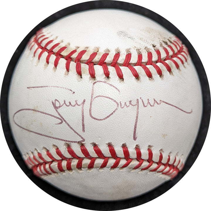 Tony Gwynn Autographed Baseball COA- Beckett
