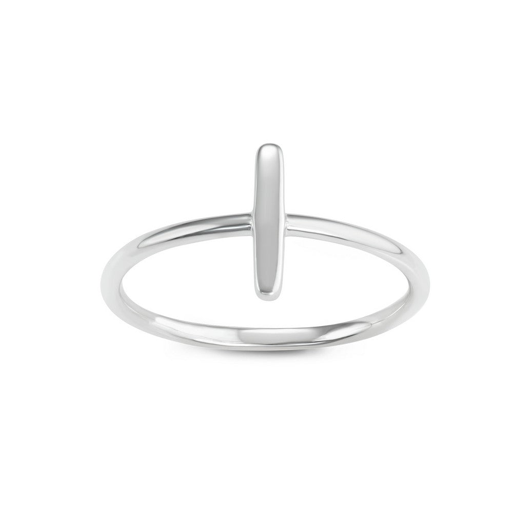 Sterling Silver Vertical Bar Ring