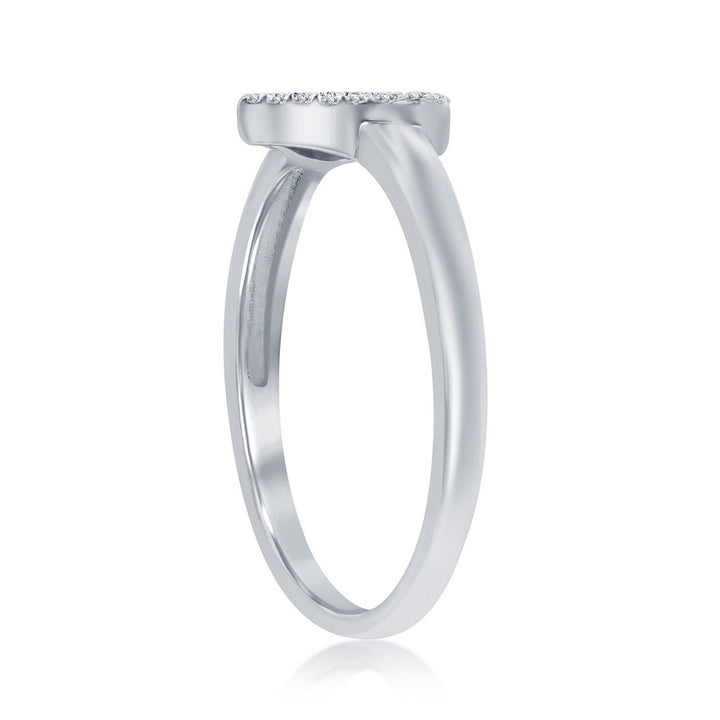 Sterling Silver CZ Heart Ring