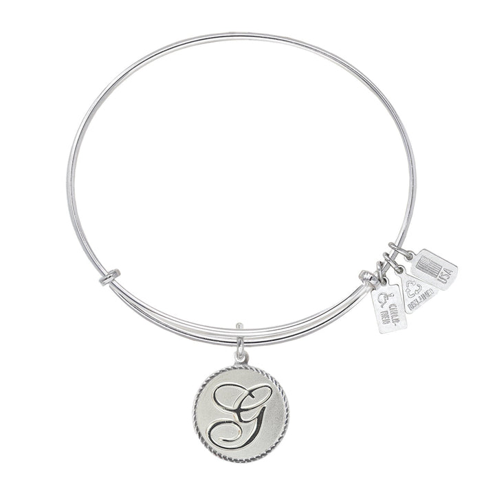 Love Letter 'G' Charm Bangle