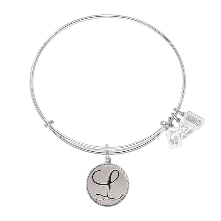 Love Letter 'L' Charm Bangle