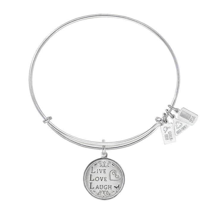 Live Love Laugh Charm Bangle