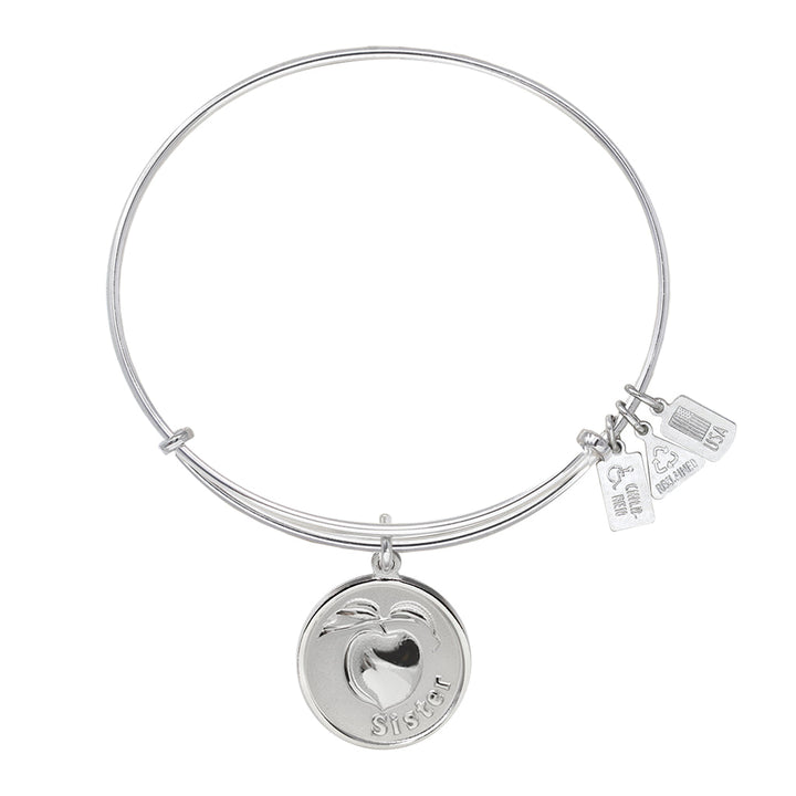 Sister w/Peach Charm Bangle