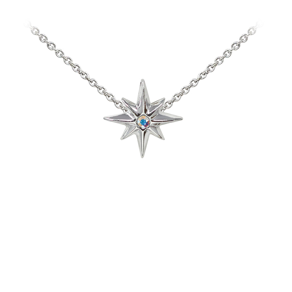 North Star Sterling Silver Dainty Necklace