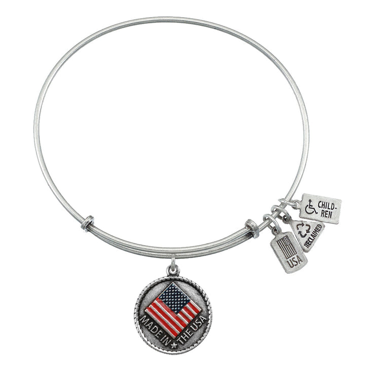 Made in the USA (Enamel) Charm Bangle