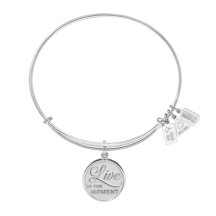 Live in the Moment Charm Bangle