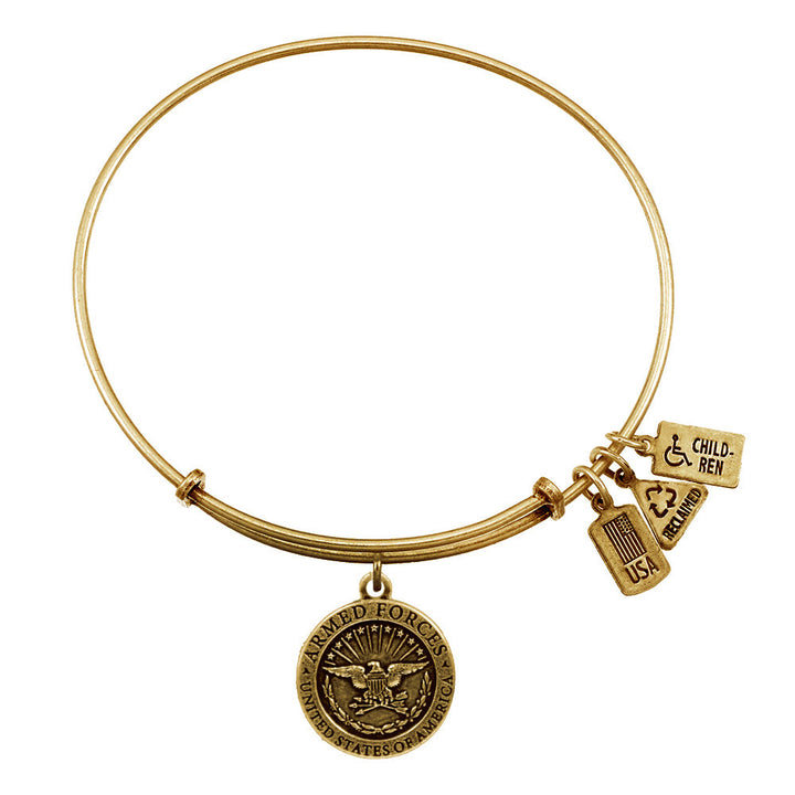 Armed Forces Charm Bangle