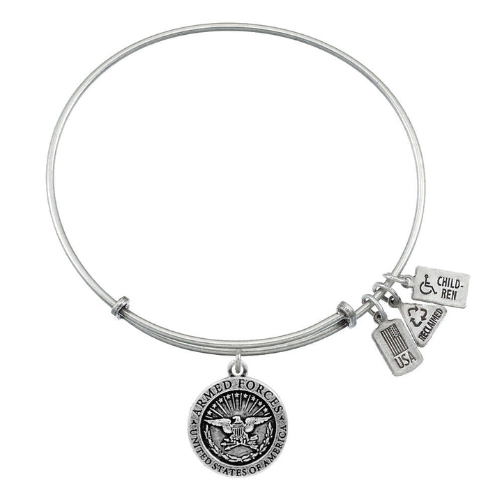 Armed Forces Charm Bangle