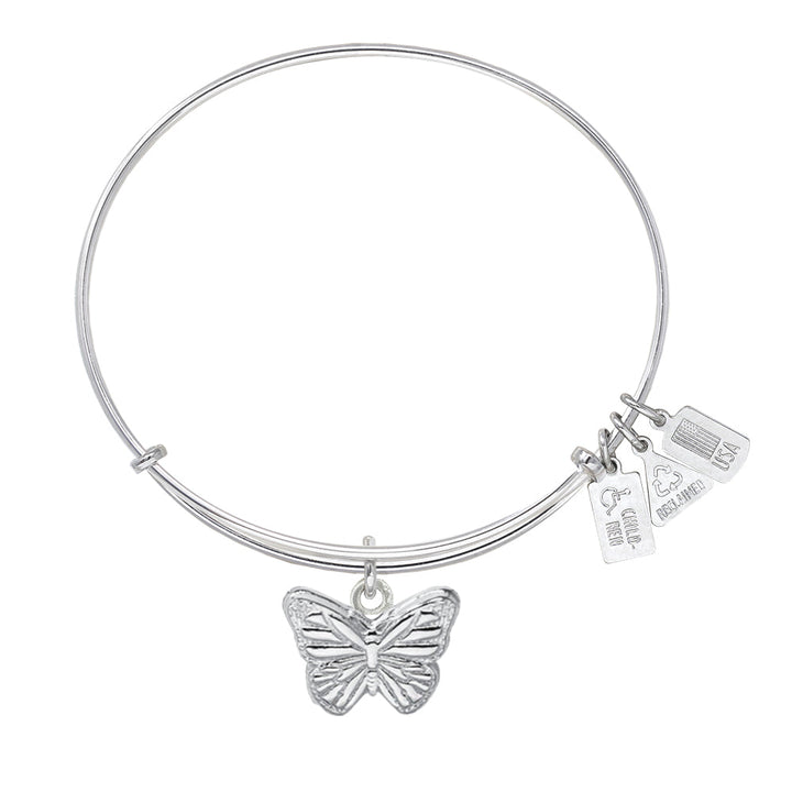 Butterfly Charm Bangle