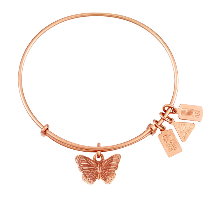 Butterfly Charm Bangle