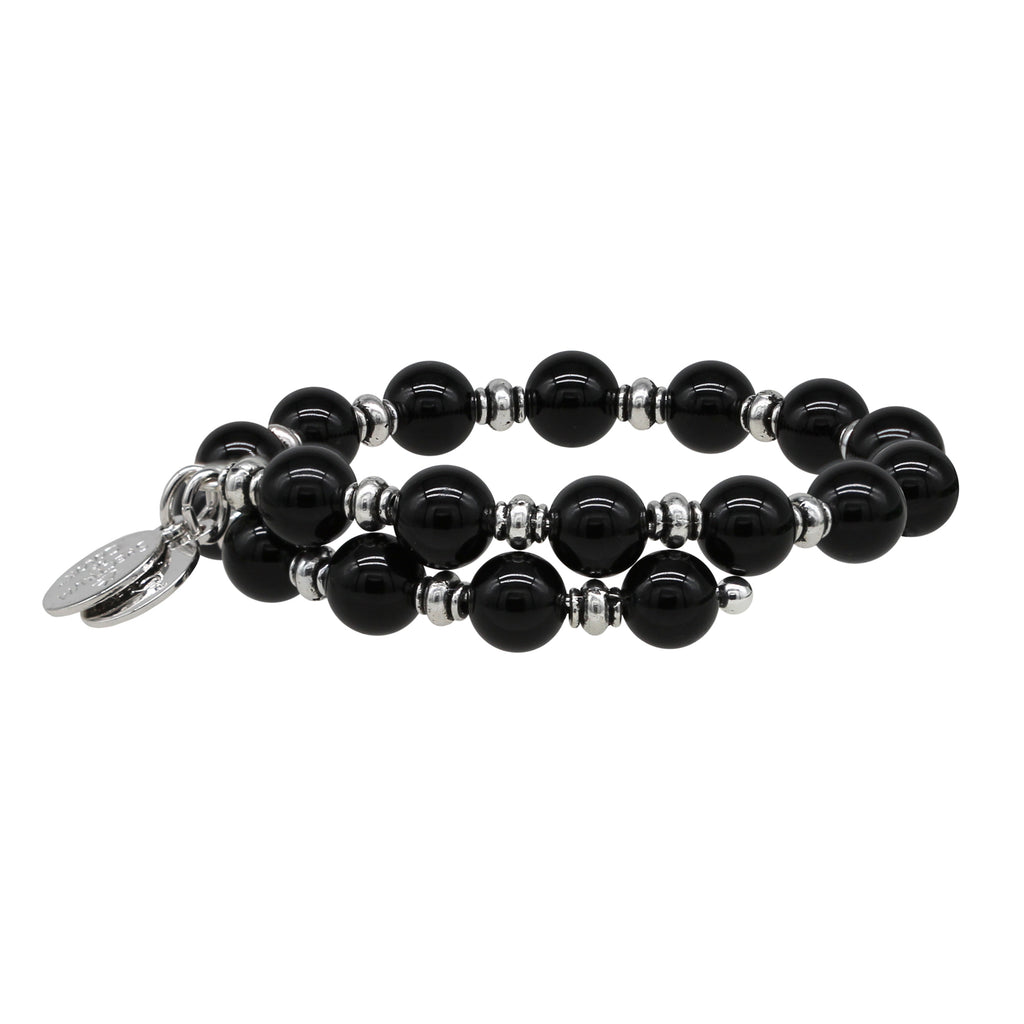 Black Onyx Wrap Bracelet
