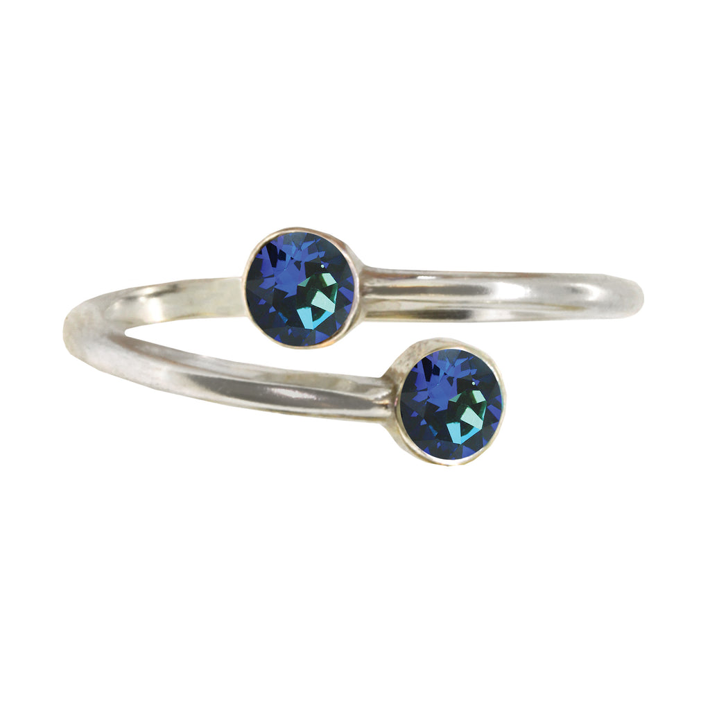 WATER Earth's Elements Sterling Silver Ring Wrap