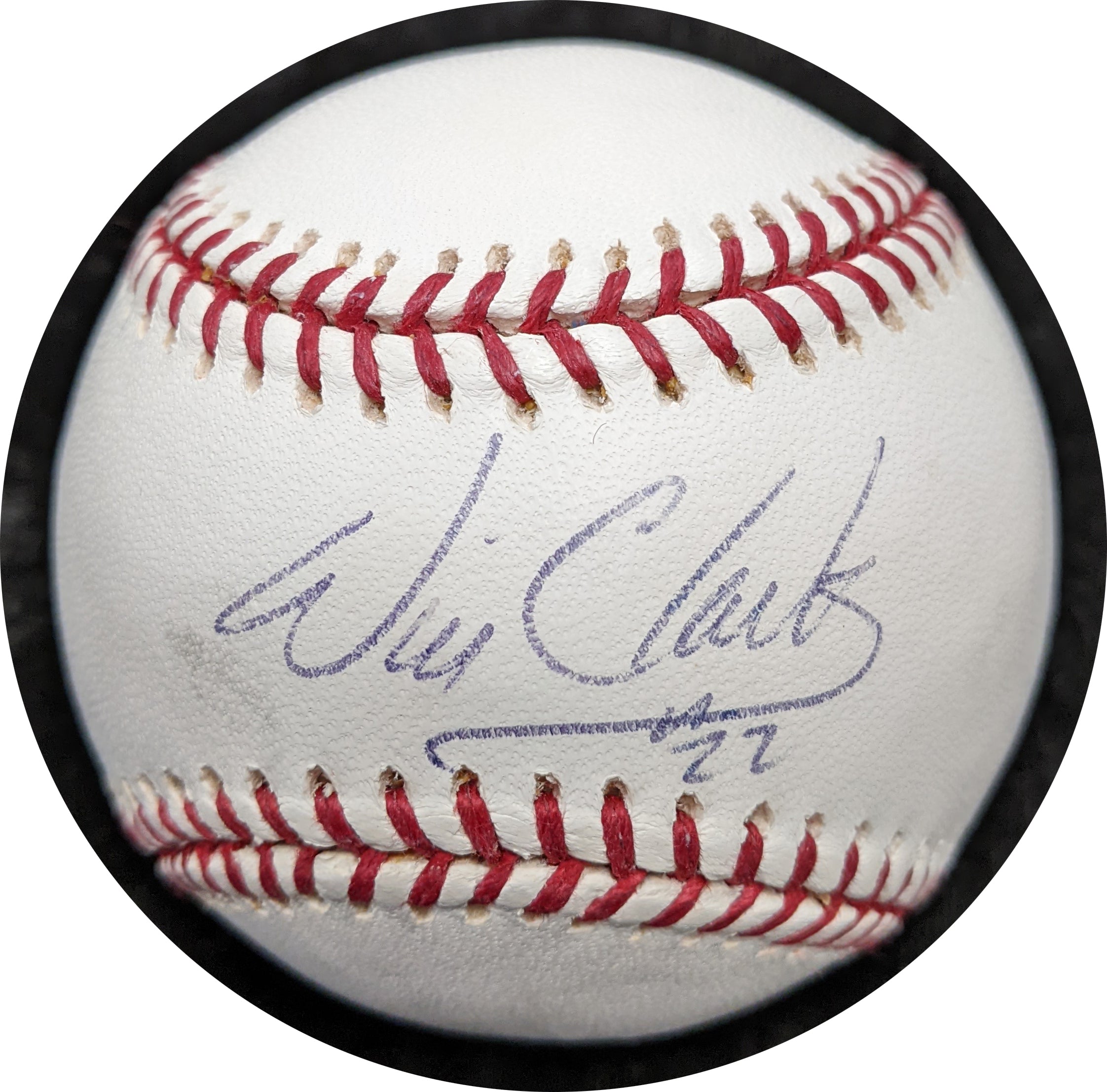 Will Clark fashion Signed Baseball