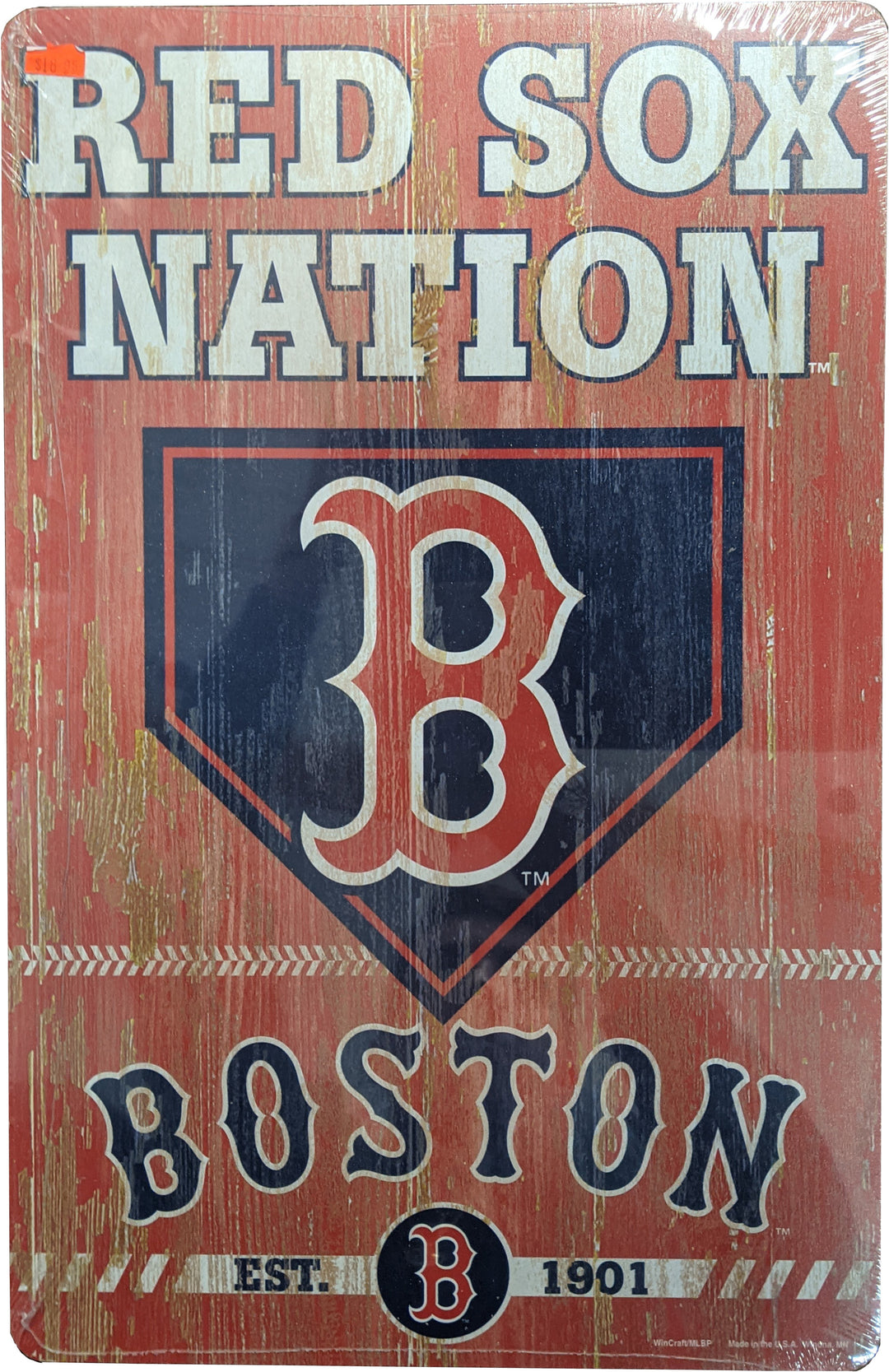 Red Sox Nation Wooden Sign
