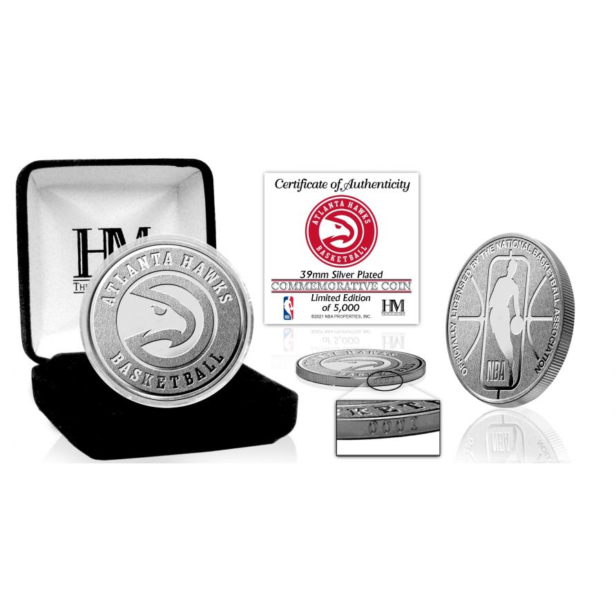 Atlanta Hawks Silver Mint Coin