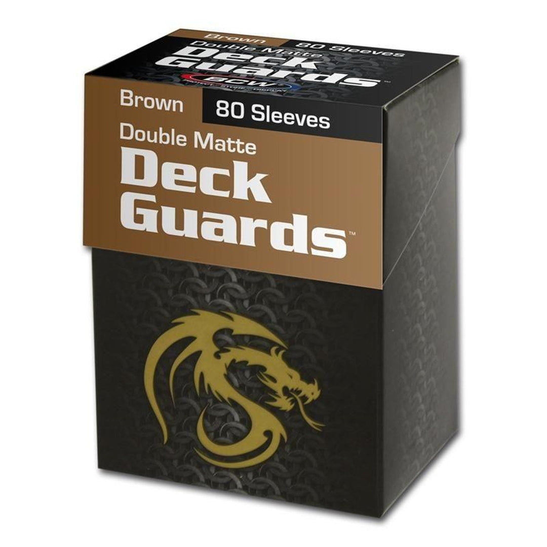 BCW DECK GUARDS 80CT W/BOX-BROWN