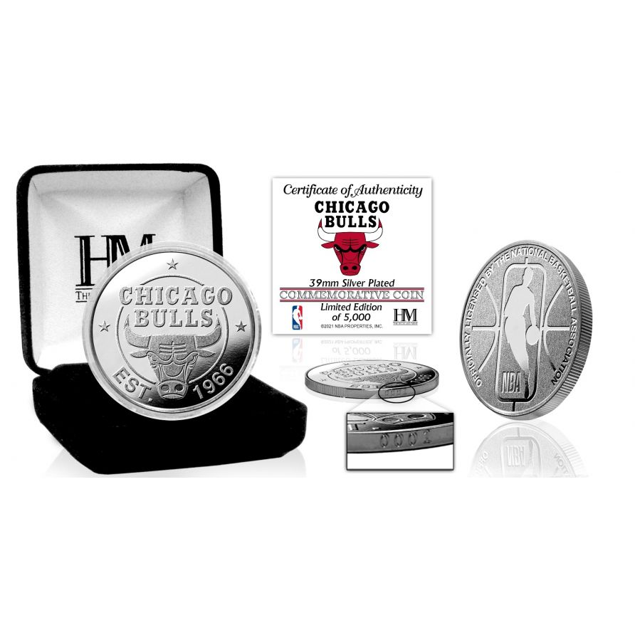 Chicago Bulls Silver Mint Coin
