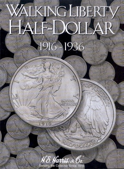 Half Dollar - Walking Liberty Album Folder 1916-1936
