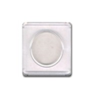 Square Plastic 2x2 snap coin holder - Silver Eagle