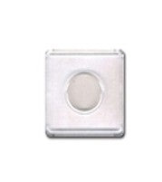 Square Plastic 2x2 snap coin holder - Quarter