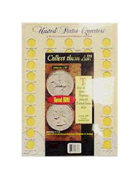 Quarter Board coin holder