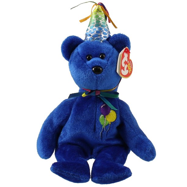 Happy Birthday the Bear (Blue w/ Hat)