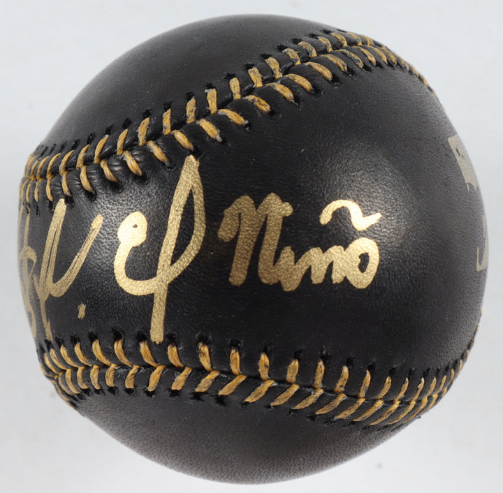 Fernando Tatis Jr. Signed OML Black Leather Baseball Inscribed "El Niño" (JSA)
