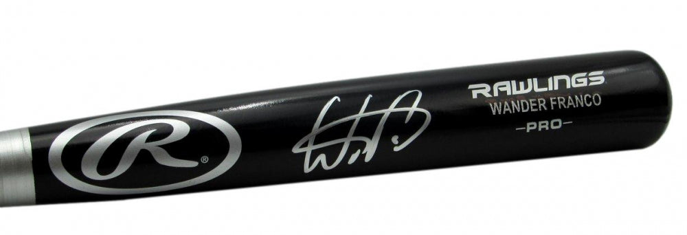 Wander Franco Signed Rawlings Pro Player Model Baseball Bat (JSA)