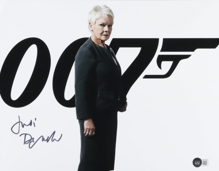 Judi Dench Signed "Quantum of Solace" 11x14 Photo (Beckett)