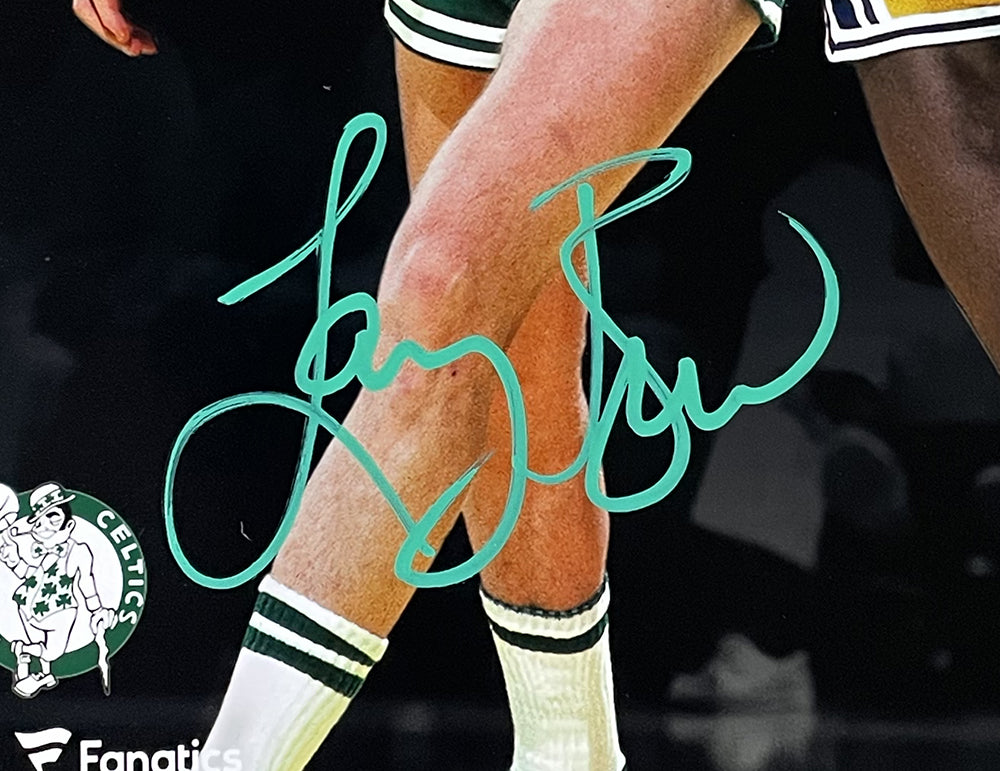 Larry Bird Signed Celtics 8x10 Photo (JSA & Bird)