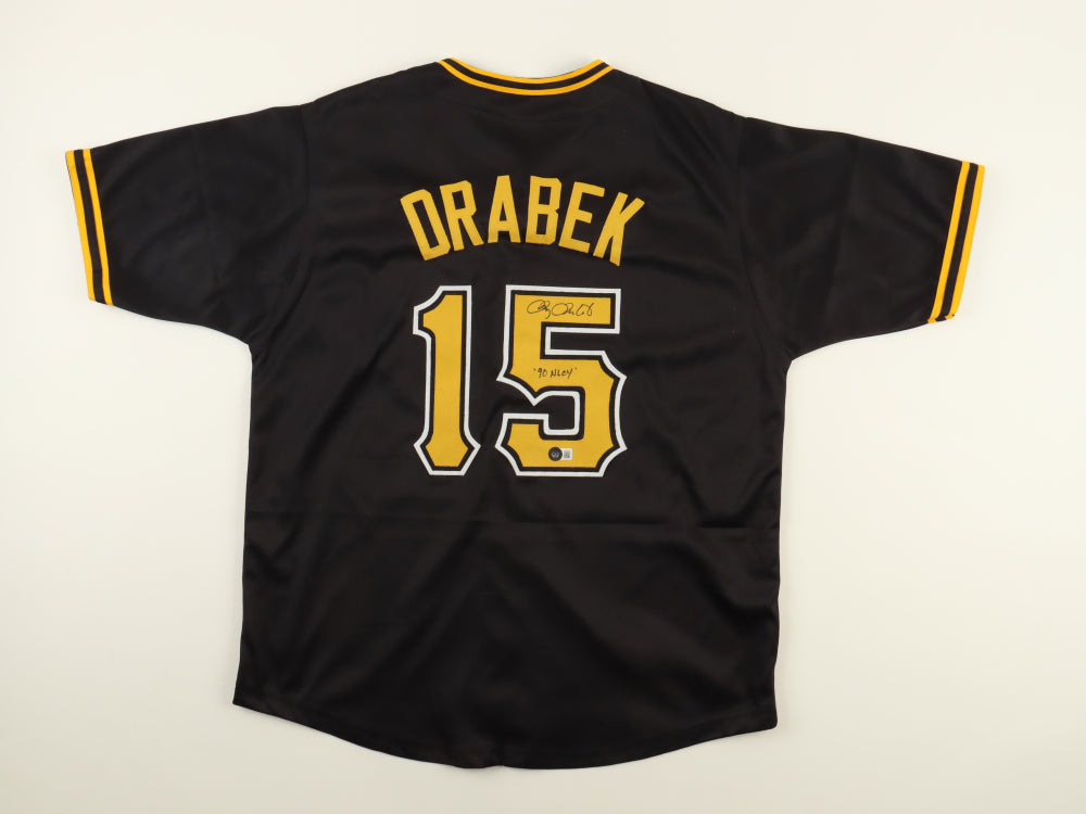 Doug Drabek Signed Jersey Inscribed "'90 NLCY" (Beckett)