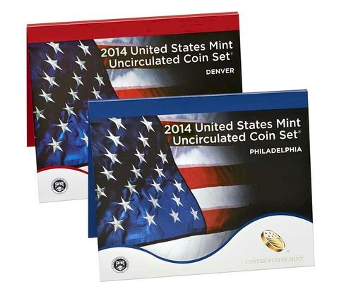 2014 US Mint uncirculated set - 28 coin