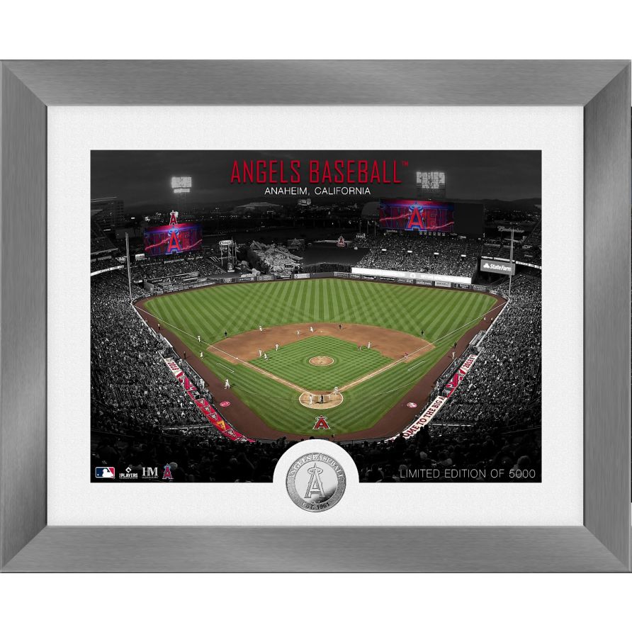 Los Angeles Angels Art Deco Silver Coin Photo Mint