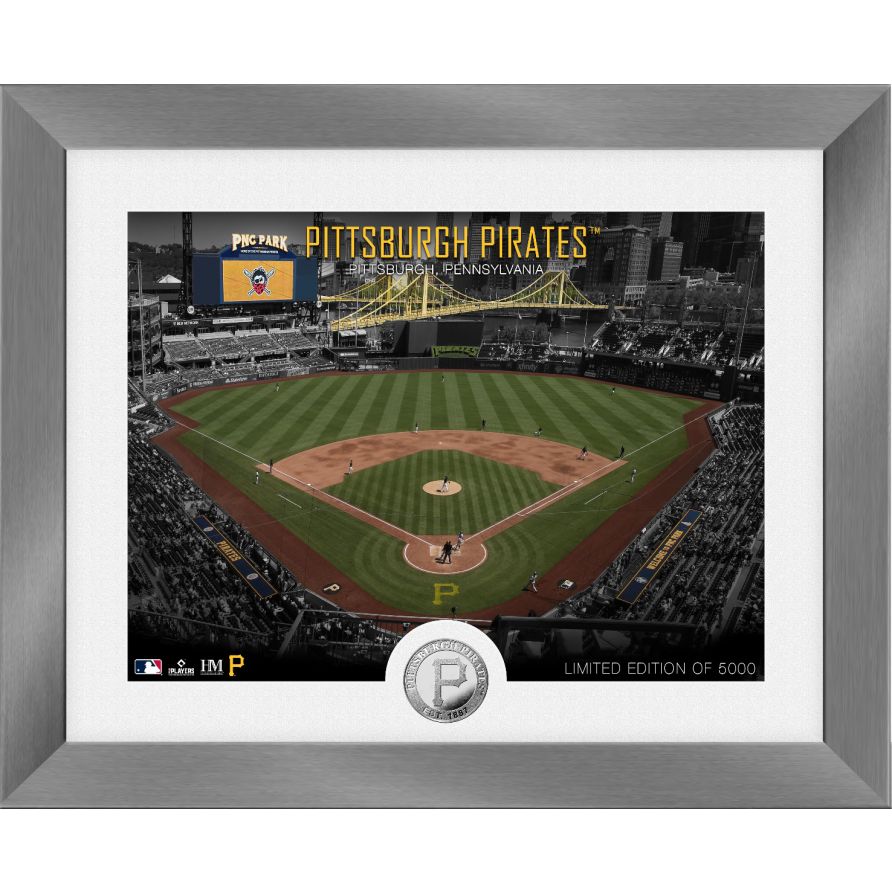 Pittsburgh Pirates Art Deco Silver Coin Photo Mint