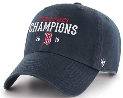 Boston Red Sox Hat Adjustable 2018 World Series Champs