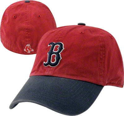 Red Sox Hat Fitted Red w/ Navy Visor *Specify Size*