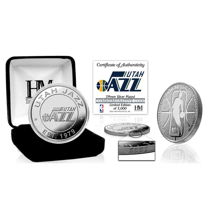 Utah Jazz Silver Mint Coin