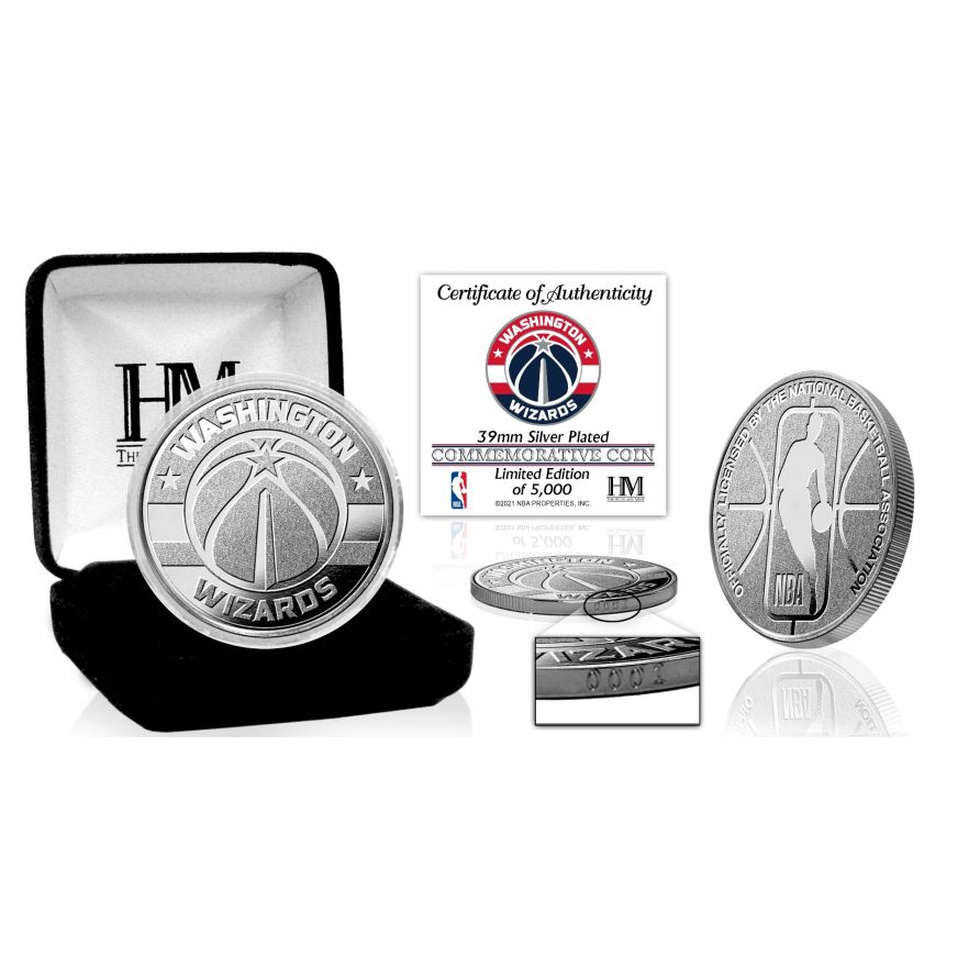 Washington Wizards Silver Mint Coin